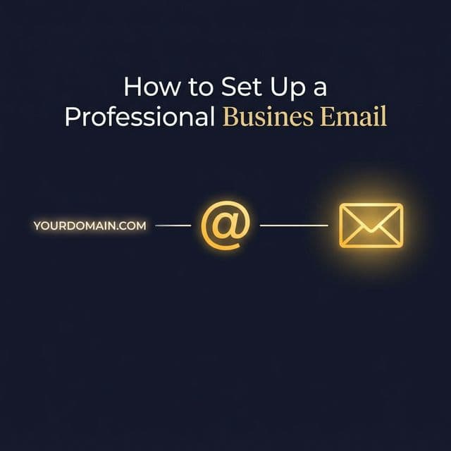 How to Set Up a Professional Business Email Address in 2026